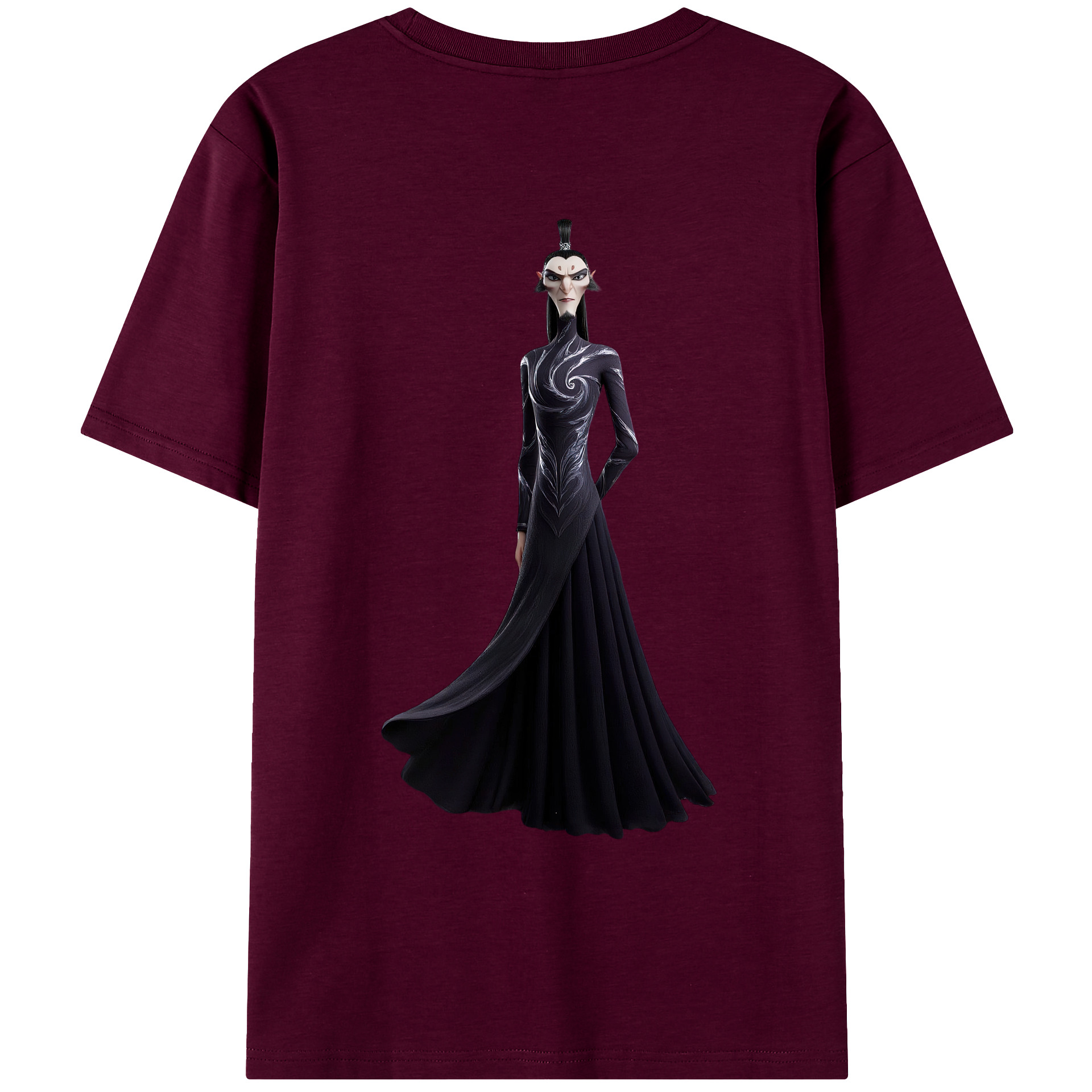 （画像用） Ne Zha 2 ナタ 魔童の大暴れ レディース半袖Tシャツ(バックプリント)